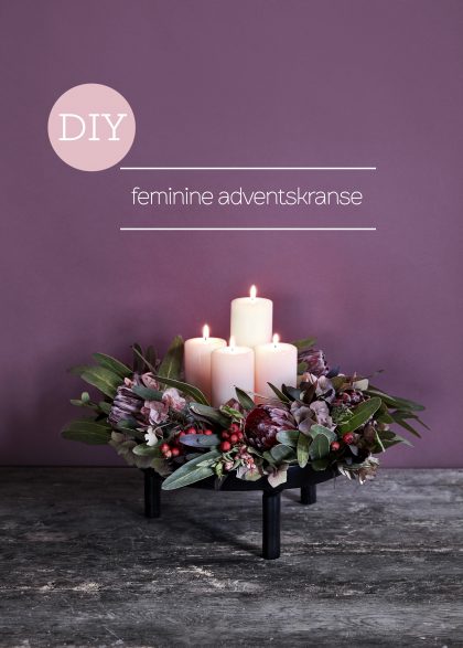 DIY Feminine dventskranse