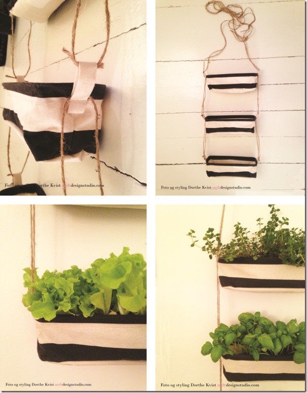 Sådan gør du hængende urtehave DIY Dorthe Kvist Meltdesignstudio