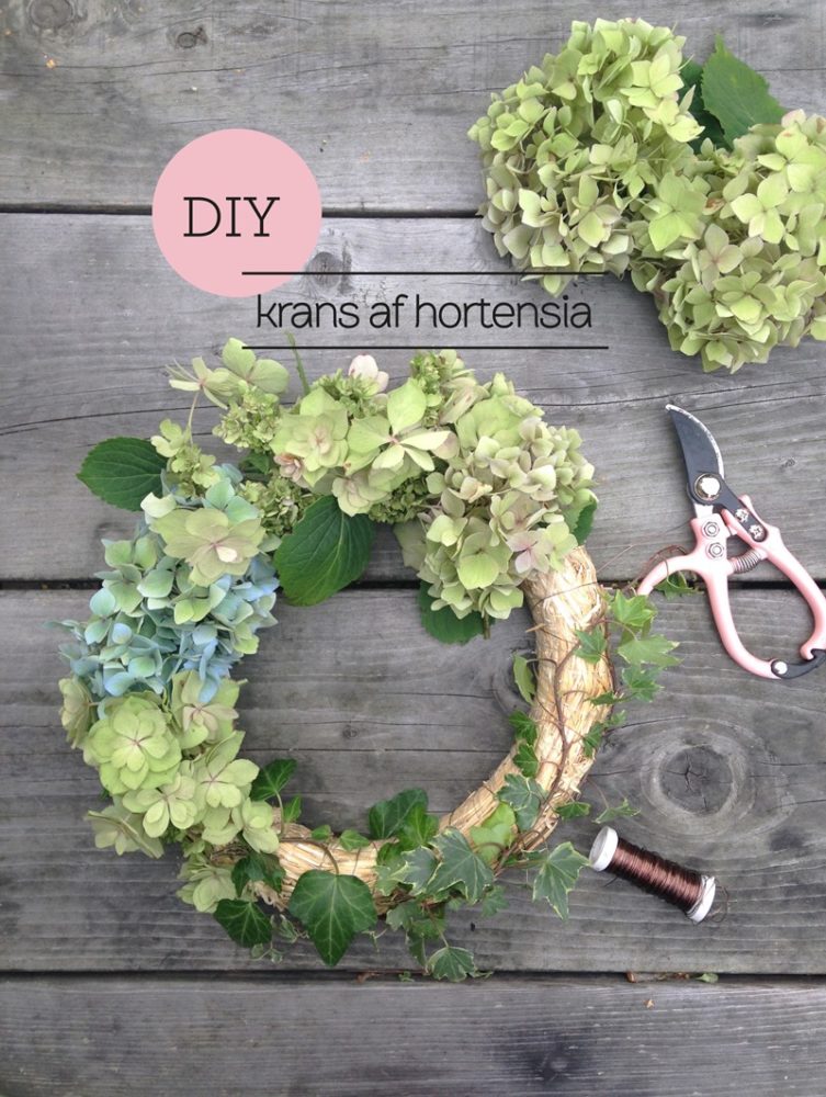 DIY lav en smuk hortensia krans Foto og styling Dorthe Kvist Meltdesignstudio (2)