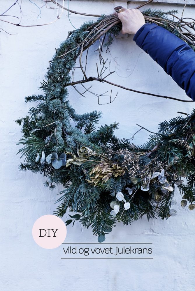 DIY Vild og vovet julekrans Foto Martin Sølyst Styling Dorthe Kvist Meltdesignstudio