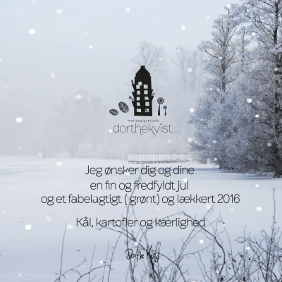 2015 fin og fredfyldt jul fra Dorthe Kvist Meltdesignstudio